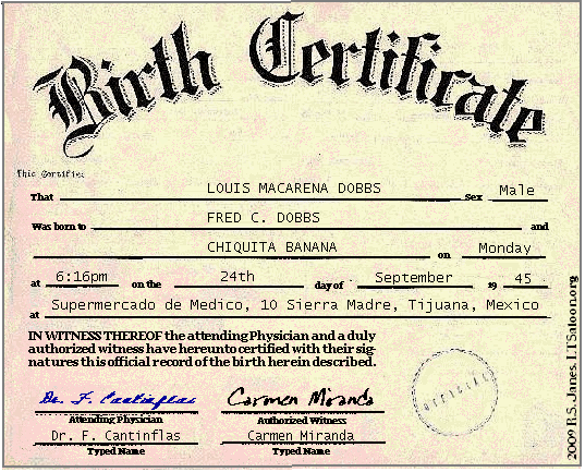Image result for New Mexico birth certificate